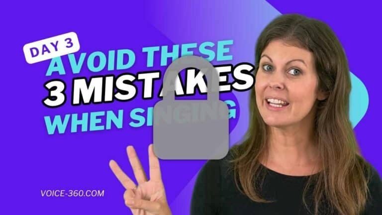 Voice 360 Day 3 locked – Avoid these 3 mistakes when singing with tips from online vocal coach Meghan